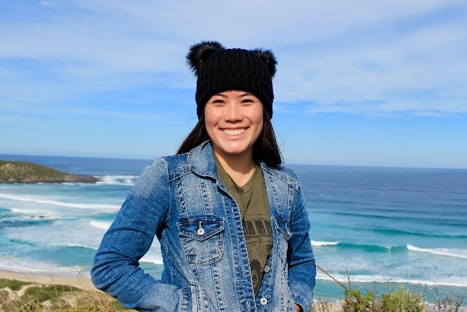 girl in front of ocean