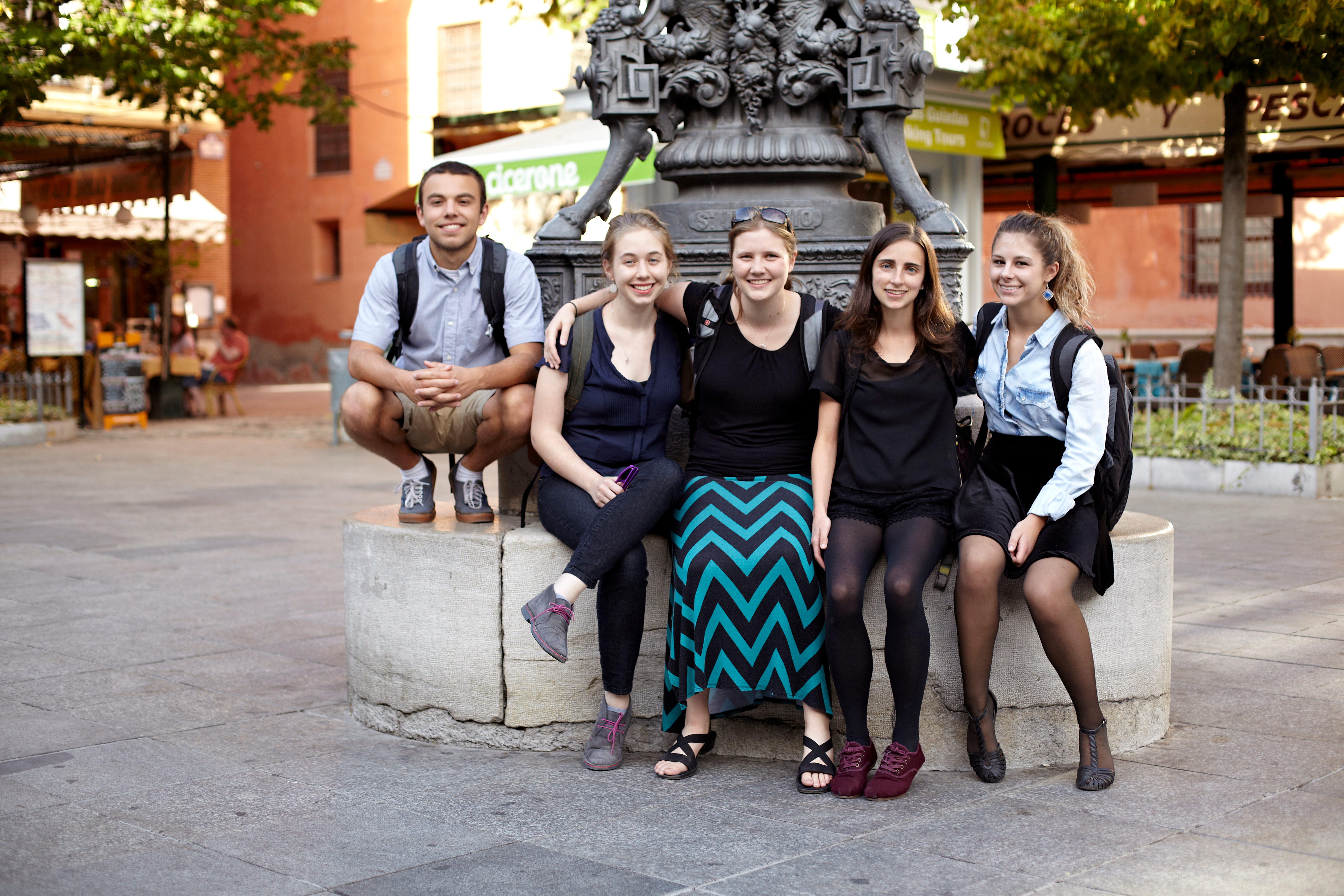 students in spain