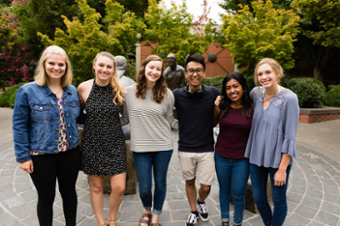 Group of Smiling Students