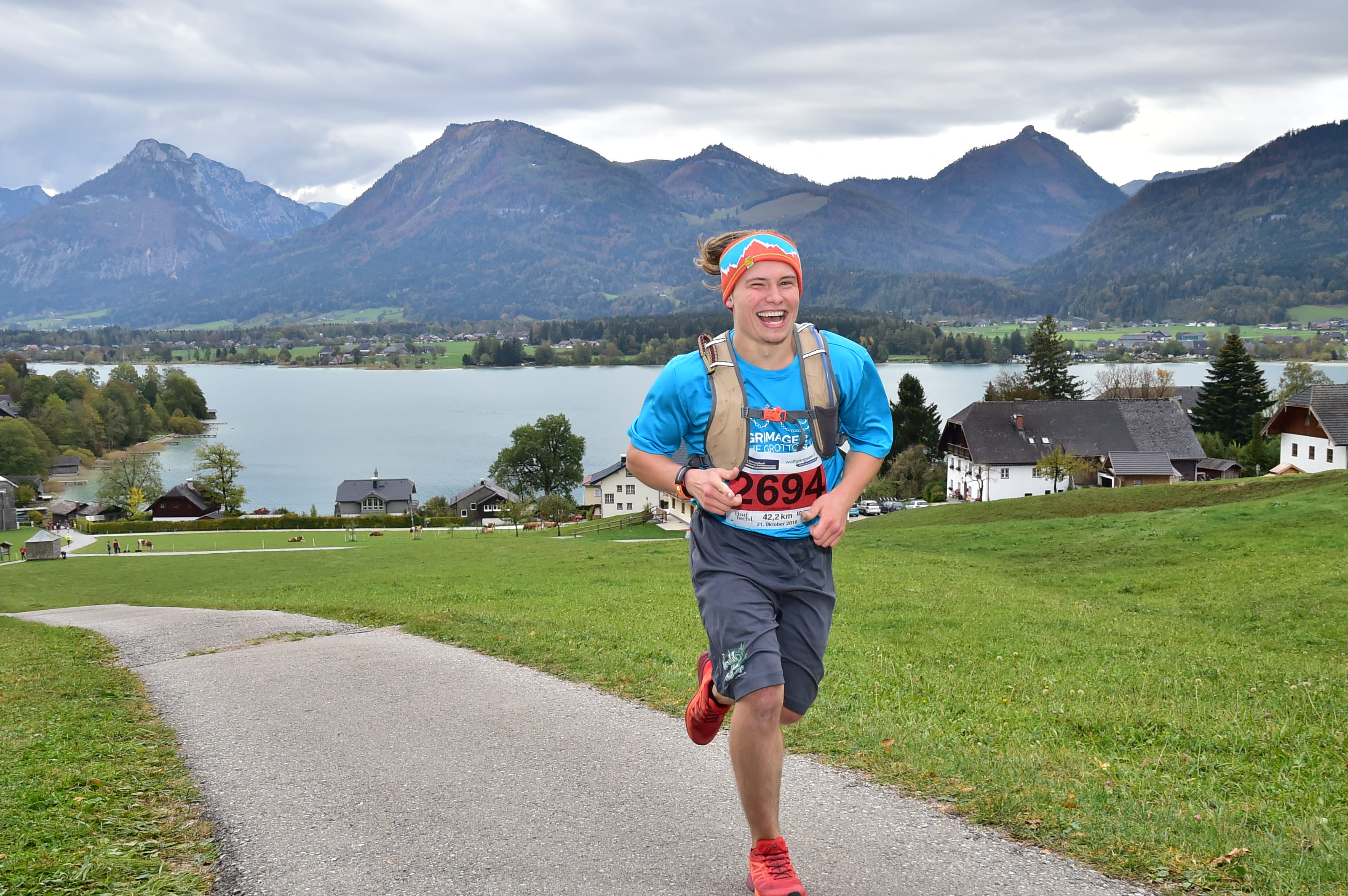 a boy running