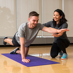 Man Doing Yoga